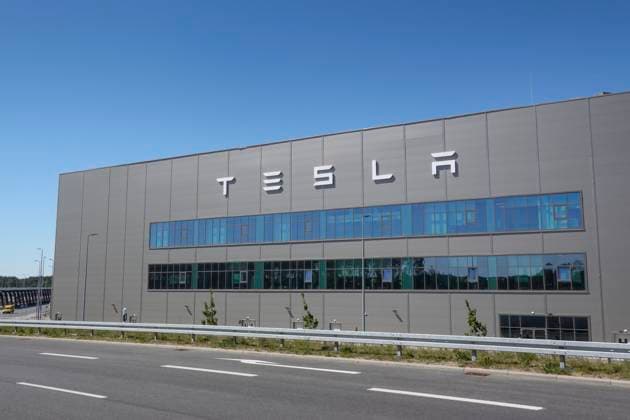 Tesla Giga-Factory, Grünheide, Brandenburg, Deutschland