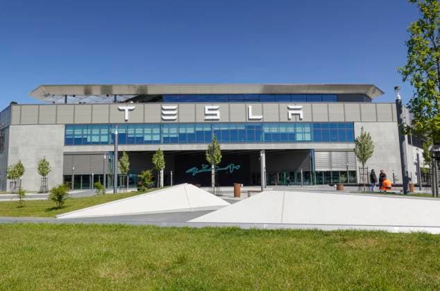 Tesla Giga-Factory, Grünheide, Brandenburg, Deutschland