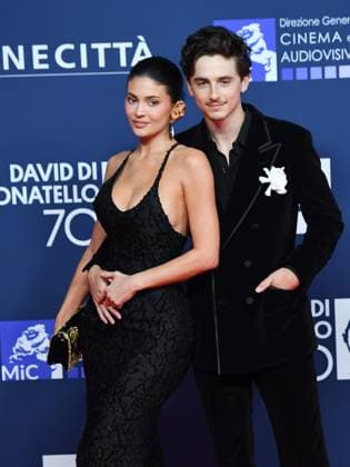 Bilder des Jahres 2025, Entertainment 05 Mai Entertainment Themen der Woche KW19 Entertainment Bilder des Tages Rome, 70th edition of the David di Donatello, red carpet - In the photo: Kylie Jenner and Thimothee Chalamet  Copyright: xVincenzoxLandix xipa-agency.netx xVincenzoxLandix IPA_Agency_IPA57379066