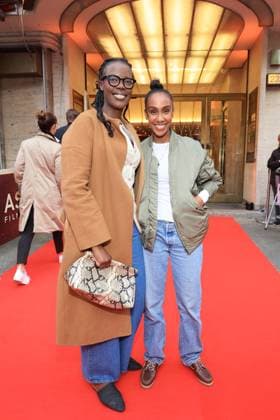 07.05.2025, Anna Dushime und Hadnet Tesfai zur Premiere der Doku-Serie Max & Joy Ð Komm näher, Astor Film Lounge, Berlin, Berlin