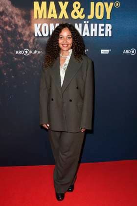 Joy Denalane bei der Premiere der 3teiligen ARD Doku Filmreihe öMax und Joy - komm naeher (ab 8.5.205 in der ARD Mediathek) am 7.05.2025 in der Astor Filmlounge in Berlin ARD Doku Serie Max & Joy- komm naeher feiert Premiere in Berlin