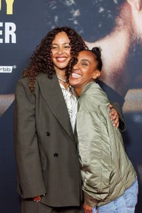 Premiere - Doku Serie Max & Joy Komm näher Joy Denalane und Hadnet Tesfai bei der Premiere zur Doku-Serie Max & Joy Komm näher in der Astor Film Lounge am 07.05.2025 in Berlin. Copyright: xEventpressxKochanx