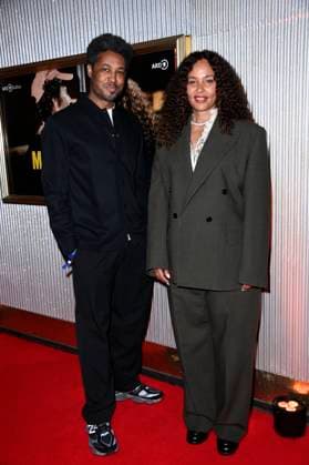Sekou Neblett und Joy Denalane bei der Premiere der ARD Doku-Serie Max & Joy - Komm näher in der Astor Film Lounge. Berlin, 07.05.2025