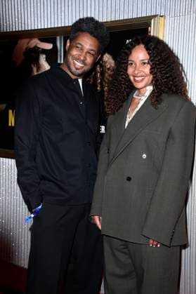 Sekou Neblett und Joy Denalane bei der Premiere der ARD Doku-Serie Max & Joy - Komm näher in der Astor Film Lounge. Berlin, 07.05.2025