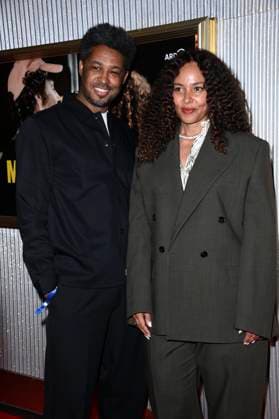 Sekou Neblett und Joy Denalane bei der Premiere der ARD Doku-Serie Max & Joy - Komm näher in der Astor Film Lounge. Berlin, 07.05.2025