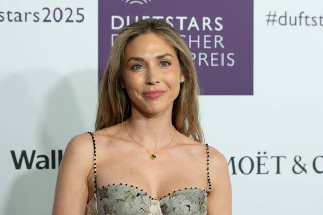 Ann-Kathrin GOETZE, Götze, Portraet, Porträt, Portrait, Angeschnittenes Einzelbild, Einzelmotiv, bei den DUFTSTARS 2025 - Deutscher Parfumpreis Verleihung des deutschen Parfumpreises DUFTSTARS durch die Fragrance Foundation am 08.05.2025, Rheinterrassen, Duesseldorf.