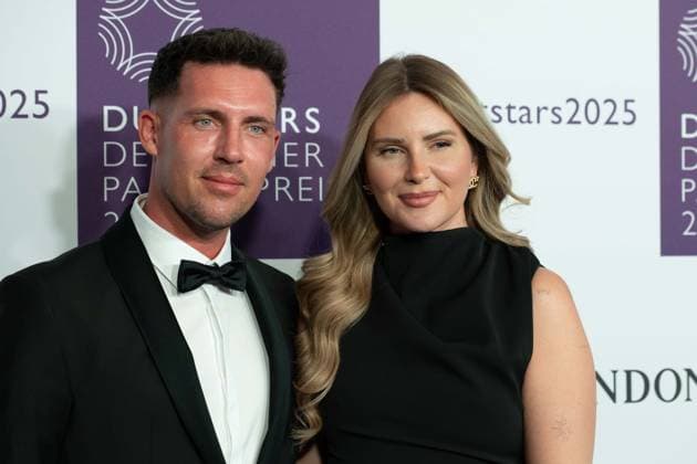 Tobias und Maren WOLF, Portraet, Porträt, Portrait, Angeschnittenes Einzelbild, Einzelmotiv, bei den DUFTSTARS 2025 - Deutscher Parfumpreis Verleihung des deutschen Parfumpreises DUFTSTARS durch die Fragrance Foundation am 08.05.2025, Rheinterrassen, Duesseldorf.