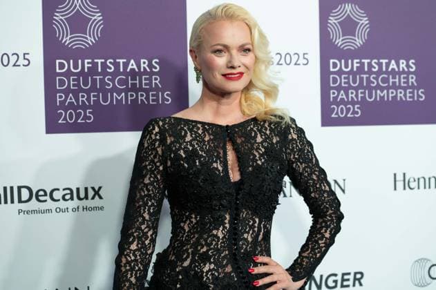 Franziska KNUPPE, Model, bei den DUFTSTARS 2025 - Deutscher Parfumpreis Verleihung des deutschen Parfumpreises DUFTSTARS durch die Fragrance Foundation am 08.05.2025, Rheinterrassen, Duesseldorf.