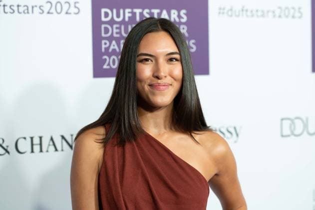 SHANTI TAN Portraet, Porträt, Portrait, Angeschnittenes Einzelbild, Einzelmotiv, bei den DUFTSTARS 2025 - Deutscher Parfumpreis Verleihung des deutschen Parfumpreises DUFTSTARS durch die Fragrance Foundation am 08.05.2025, Rheinterrassen, Duesseldorf.