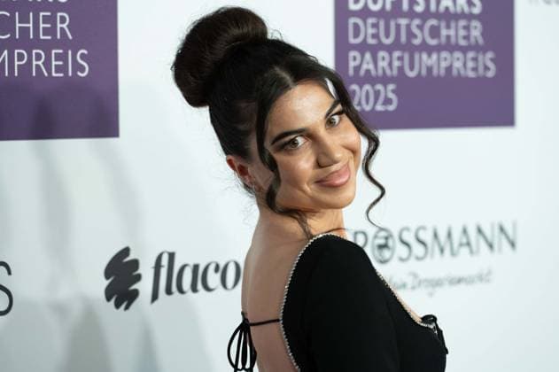 NIHAN, Portraet, Porträt, Portrait, Angeschnittenes Einzelbild, Einzelmotiv, bei den DUFTSTARS 2025 - Deutscher Parfumpreis Verleihung des deutschen Parfumpreises DUFTSTARS durch die Fragrance Foundation am 08.05.2025, Rheinterrassen, Duesseldorf.