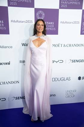 Lilly BECKER, Model, bei den DUFTSTARS 2025 - Deutscher Parfumpreis Verleihung des deutschen Parfumpreises DUFTSTARS durch die Fragrance Foundation am 08.05.2025, Rheinterrassen, Duesseldorf.