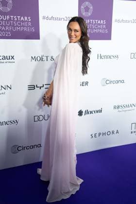 Lilly BECKER, Model, bei den DUFTSTARS 2025 - Deutscher Parfumpreis Verleihung des deutschen Parfumpreises DUFTSTARS durch die Fragrance Foundation am 08.05.2025, Rheinterrassen, Duesseldorf.