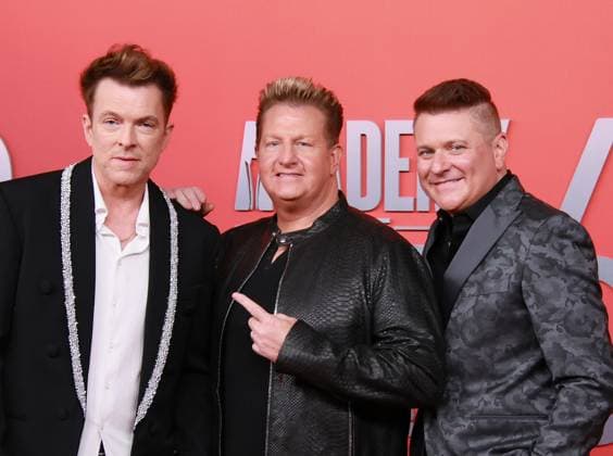 May 8, 2025, Frisco, Texas, United States: JoeDon Rooney, Gary LeVox, and Jay DeMarcus of Rascal Flatts attend the 60th Academy of Country Music Awards at Omni Frisco Hotel at The Star. Frisco United States - ZUMAs197 20250508_aaa_s197_191 Copyright: xCaseyxFlaniganx