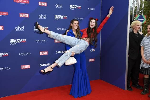 Rebecca Kunikowski und Klaudia Giez beim Bunte New Faces Award im Delphi Kino in Berlin am 08.05.2025