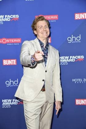 Johannes Heinrichs beim Bunte New Faces Award im Delphi Kino in Berlin am 08.05.2025