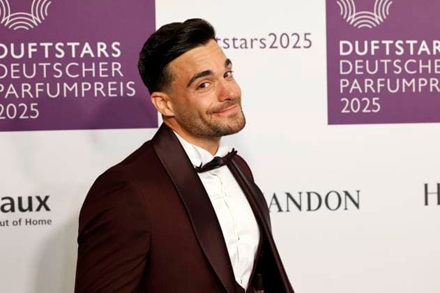 Stefano Zarrella bei der Verleihung des Deutschen Parfumpreises Duftstars 2025 auf der Rheinterrasse Düsseldorf. Düsseldorf, 08.05.2025
