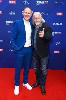 Thomas Sprekelsen und Frank Kessler bei der Verleihung der Bunte New Faces Awards Film 2025 im Delphi Filmpalast. Berlin, 08.05.2025