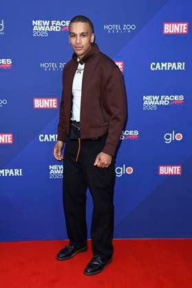 Charles Booz Jakob bei der Verleihung der Bunte New Faces Awards Film 2025 im Delphi Filmpalast. Berlin, 08.05.2025