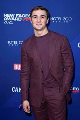 Luis Vorbach bei der Verleihung der Bunte New Faces Awards Film 2025 im Delphi Filmpalast. Berlin, 08.05.2025
