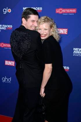 Lorenz Hochhuth und Luisa-Celine Gaffron bei der Verleihung der Bunte New Faces Awards Film 2025 im Delphi Filmpalast. Berlin, 08.05.2025