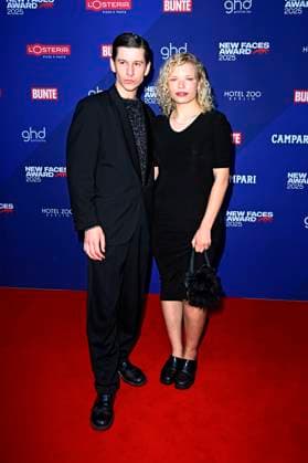 Lorenz Hochhuth und Luisa-Celine Gaffron bei der Verleihung der Bunte New Faces Awards Film 2025 im Delphi Filmpalast. Berlin, 08.05.2025