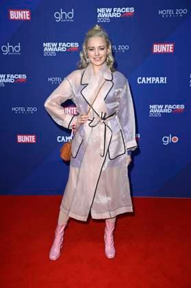 Anne-Marie Waldeck bei der Verleihung der Bunte New Faces Awards Film 2025 im Delphi Filmpalast. Berlin, 08.05.2025