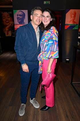 Jan Sosniok mit Ehefrau Nadine bei der Verleihung der Bunte New Faces Awards Film 2025 im Delphi Filmpalast. Berlin, 08.05.2025