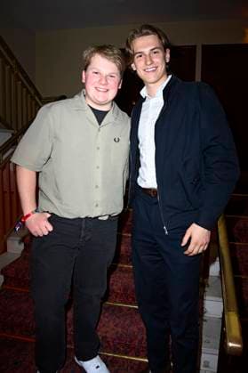 Julius Weckauf und Nevio Wendt bei der Verleihung der Bunte New Faces Awards Film 2025 im Delphi Filmpalast. Berlin, 08.05.2025