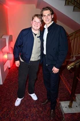 Julius Weckauf und Nevio Wendt bei der Verleihung der Bunte New Faces Awards Film 2025 im Delphi Filmpalast. Berlin, 08.05.2025