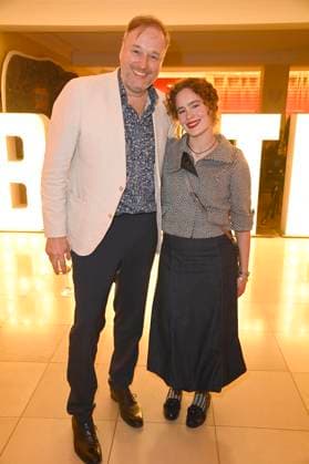 Stephan Grossmann und Maria Rogozina bei der Verleihung der Bunte New Faces Awards Film 2025 im Delphi Filmpalast. Berlin, 08.05.2025