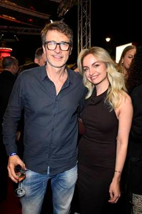 Guido Broscheit und Kim Michele Kneissl bei der Verleihung der Bunte New Faces Awards Film 2025 im Delphi Filmpalast. Berlin, 08.05.2025