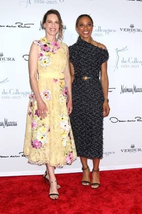 May 9, 2025, Beverly Hills, Ca, USA: LOS ANGELES - MAY 8: Hilary Swank, Nischelle Turner at the 36th Annual Colleagues Spring Luncheon and Oscar de la Renta Fashion Show at Beverly Wilshire Hotel on May 8, 2025 in Beverly Hills, CA Beverly Hills USA - ZUMAnc22 20250509_zaa_nc22_029 Copyright: xKathyxHutchinsx