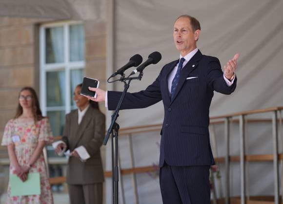 Duke of Edinburgh s Gold Award celebrations The Duke of Edinburgh speaking during the gold award celebrations for the Duke of Edinburgh s award at Buckingham Palace, London., Credit:Yui Mok Avalon UK, LONDON  Copyright: xYuixMokx xAvalonx 0997127299