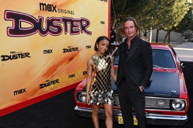 May 8, 2025, Universal City, California, USA: Rachel Hilson and Josh Holloway attend the Los Angeles Premiere Of HBO Original Series Duster Universal City USA - ZUMAb173 20250508_aap_b173_035 Copyright: xBillyxBennightx