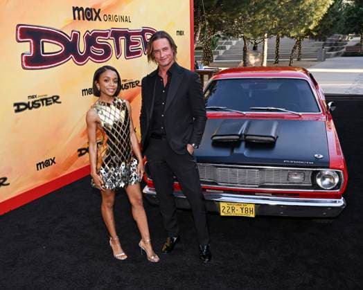 May 8, 2025, Universal City, California, USA: Rachel Hilson and Josh Holloway attend the Los Angeles Premiere Of HBO Original Series Duster Universal City USA - ZUMAb173 20250508_aap_b173_060 Copyright: xBillyxBennightx