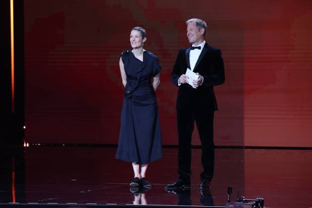 Florian Gallenberger und Vicky Krebs bei Verleihung DEUTSCHER FILMPREIS 2025 in Berlin Copyright: xEventpressxFuhrx