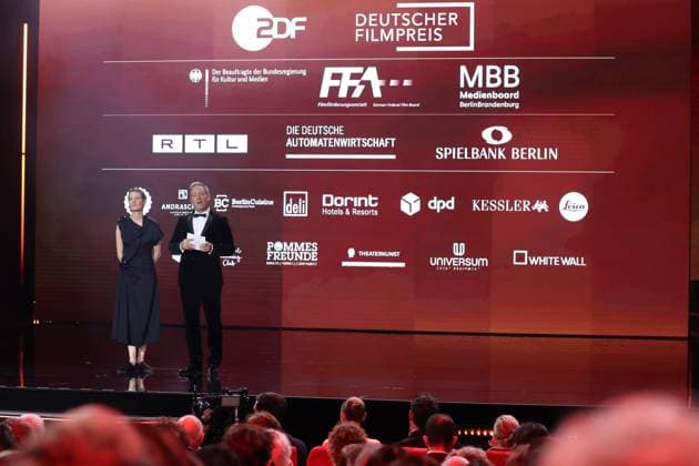 Florian Gallenberger und Vicky Krebs bei Verleihung DEUTSCHER FILMPREIS 2025 in Berlin Copyright: xEventpressxFuhrx