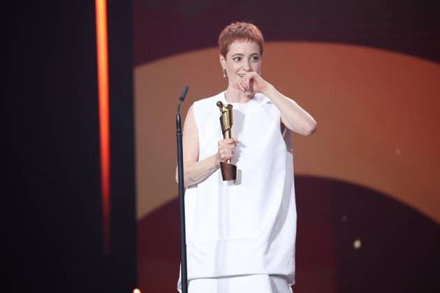 Leonie Benesch Â· SEPTEMBER 5 BESTE WEIBLICHE NEBENROLLE bei Verleihung DEUTSCHER FILMPREIS 2025 in Berlin Copyright: xEventpressxFuhrx