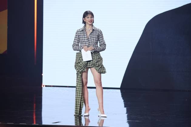 Emilia Schüle Laudatorin BESTE MÄNNLICHE NEBENROLLE bei Verleihung DEUTSCHER FILMPREIS 2025 in Berlin Copyright: xEventpressxFuhrx
