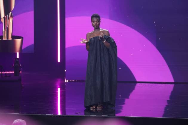 Lorna Ishema Laudatorin BESTER SCHNITT bei Verleihung DEUTSCHER FILMPREIS 2025 in Berlin Copyright: xEventpressxFuhrx