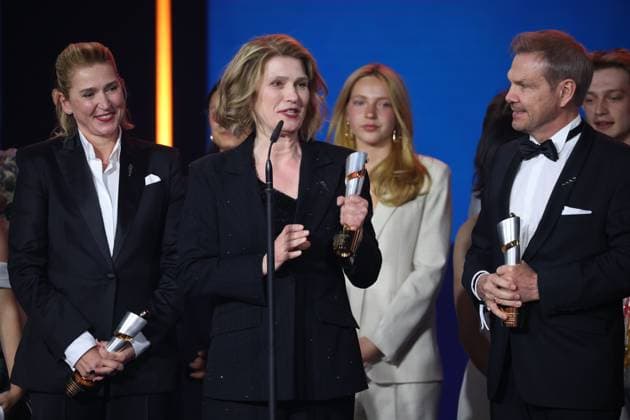 BESUCHERSTÄRKSTER FILM mit Laudatorin Marleen Lohse bei Verleihung DEUTSCHER FILMPREIS 2025 in Berlin Copyright: xEventpressxFuhrx