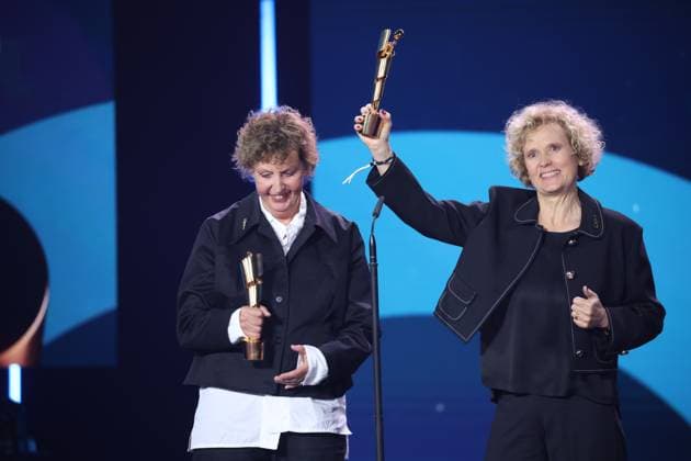 Iris Berben und PETRA KELLY ACT NOW! Produktion: Birgit Schulz âˆ™ Bildersturm Filmproduktion Regie: Doris Metz BESTER DOKUMENTARFILM bei Verleihung DEUTSCHER FILMPREIS 2025 in Berlin Copyright: xEventpressxFuhrx
