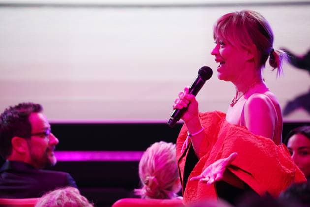 Heike Makatsch Laudator 1 EHRENPREIS bei Verleihung DEUTSCHER FILMPREIS 2025 in Berlin Copyright: xEventpressxFuhrx