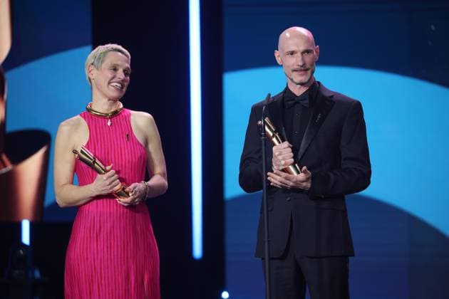 BESTES SZENENBILD Julian R. Wagner (Szenenbild), Melanie Raab (Set Dec) Â· SEPTEMBER 5 bei Verleihung DEUTSCHER FILMPREIS 2025 in Berlin Copyright: xEventpressxFuhrx