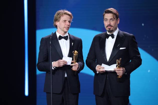 Moritz Binder, Tim Fehlbaum Â· SEPTEMBER 5 BESTES DREHBUCH bei Verleihung DEUTSCHER FILMPREIS 2025 in Berlin Copyright: xEventpressxFuhrx