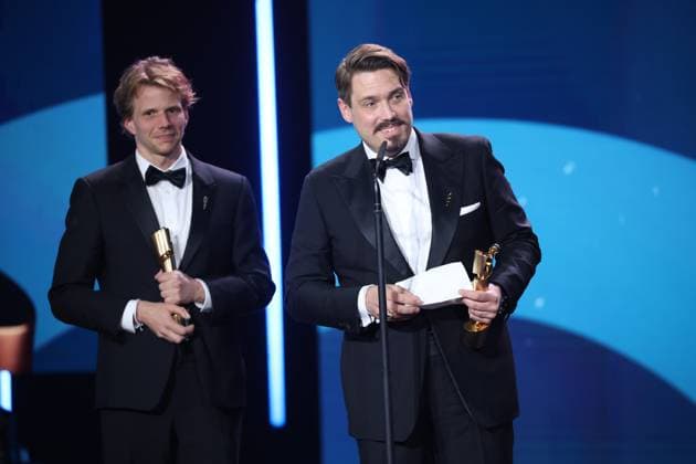 Moritz Binder, Tim Fehlbaum Â· SEPTEMBER 5 BESTES DREHBUCH bei Verleihung DEUTSCHER FILMPREIS 2025 in Berlin Copyright: xEventpressxFuhrx