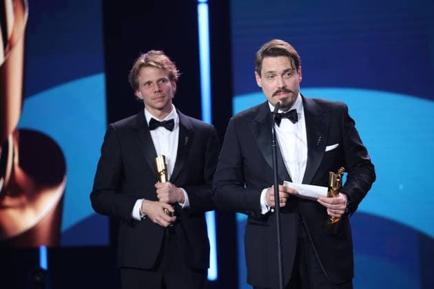 Moritz Binder, Tim Fehlbaum Â· SEPTEMBER 5 BESTES DREHBUCH bei Verleihung DEUTSCHER FILMPREIS 2025 in Berlin Copyright: xEventpressxFuhrx