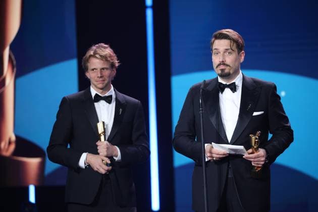 Moritz Binder, Tim Fehlbaum Â· SEPTEMBER 5 BESTES DREHBUCH bei Verleihung DEUTSCHER FILMPREIS 2025 in Berlin Copyright: xEventpressxFuhrx