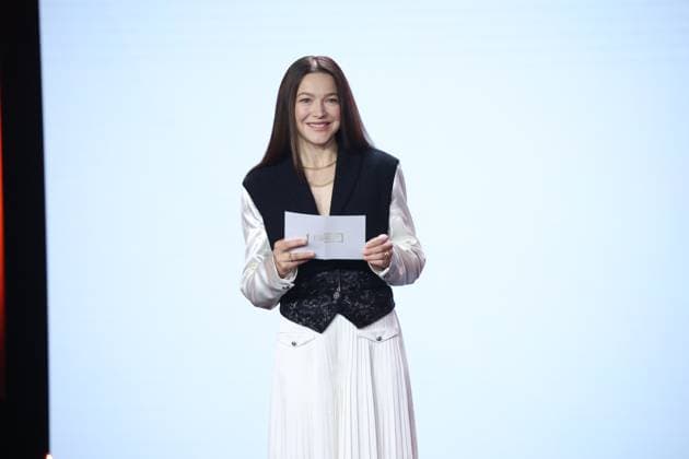 Hannah Herzsprung Laudatorin BESTE WEIBLICHE HAUPTROLLE bei Verleihung DEUTSCHER FILMPREIS 2025 in Berlin Copyright: xEventpressxFuhrx