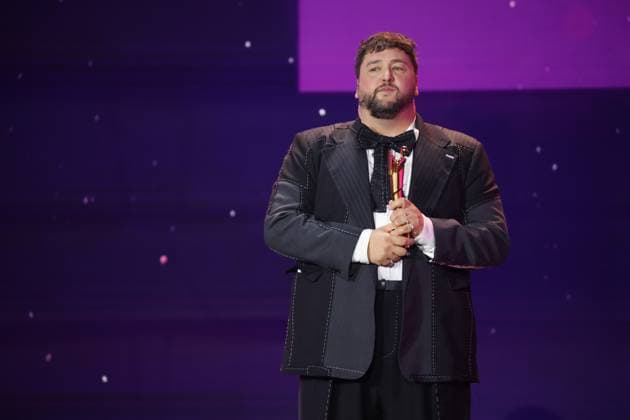 Daniel Zillmann Laudator BESTES MASKENBILD bei Verleihung DEUTSCHER FILMPREIS 2025 in Berlin Copyright: xEventpressxFuhrx
